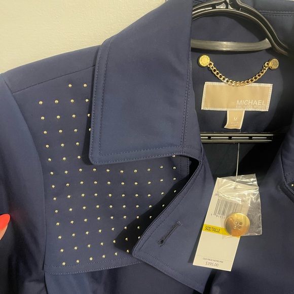 Michael kors navy blue rain coat - Picture 3 of 5